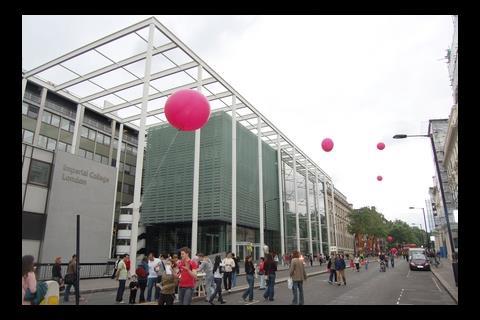 Penoyre and Prasad’s giant pink balloons London Festival of Architecture